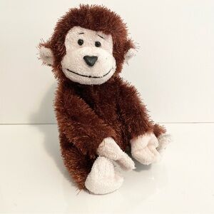 Ganz Webkinz Lil'Kinz Brown Monkey Plush Stuffed Animal Toy 8” Lovey